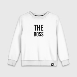 Детский свитшот хлопок The boss - Couple