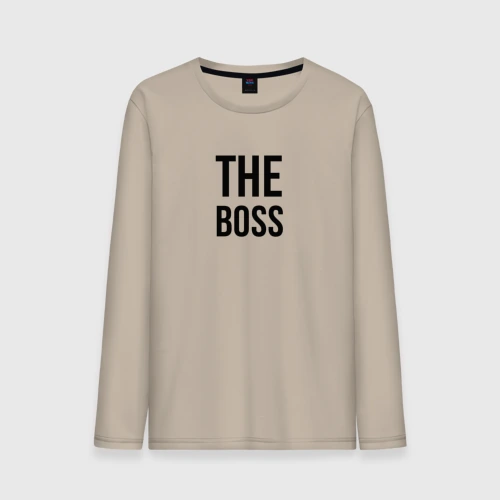 Мужской лонгслив хлопок The boss - Couple