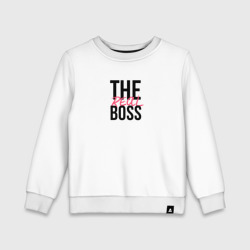 Детский свитшот хлопок The real boss