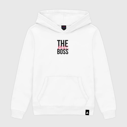 Мужская толстовка хлопок The real boss