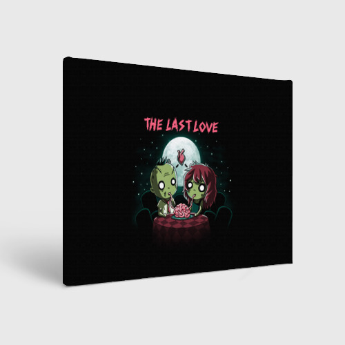 Холст прямоугольный The last love zombies, цвет 3D печать