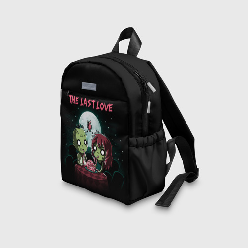 Детский рюкзак 3D с принтом The last love zombies, вид сбоку #3