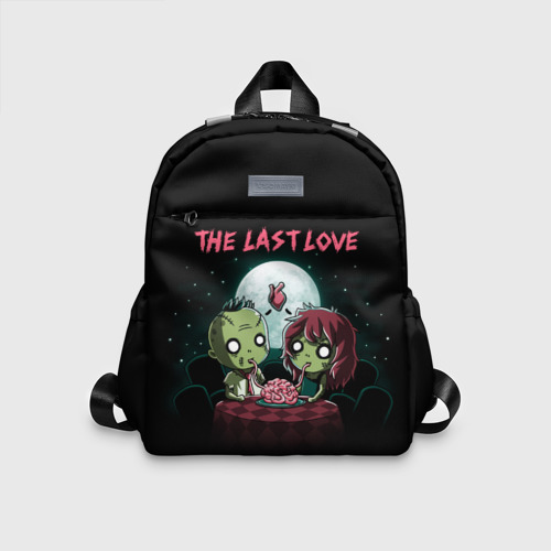 Детский рюкзак 3D с принтом The last love zombies, вид спереди #2