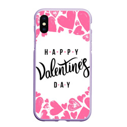 Чехол для iPhone XS Max матовый Valentine's day