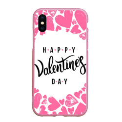 Чехол для iPhone XS Max матовый Valentine's day