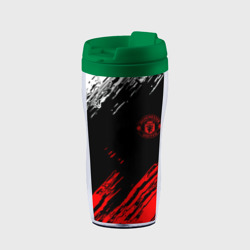 Термокружка-непроливайка ФК Манчестер Юнайтед спортивные краски