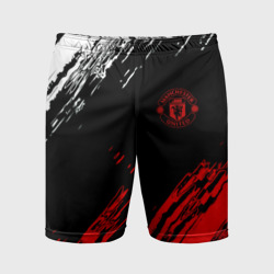 Мужские шорты спортивные ФК Манчестер Юнайтед спортивные краски