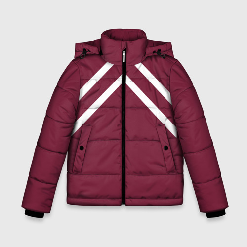 Зимняя куртка для мальчиков 3D Бордовая кофта костюм Марата - слово пацана сериал, цвет черный