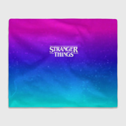 Плед 3D Stranger Things gradient colors