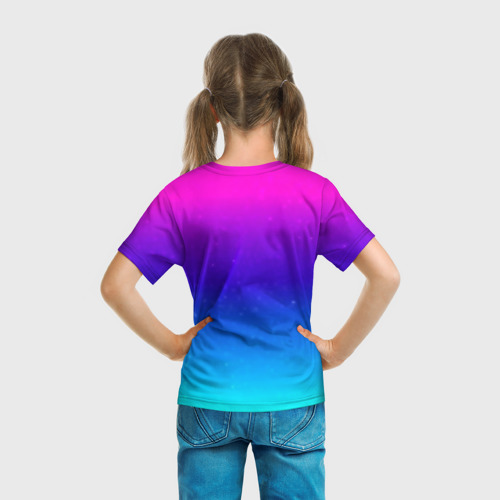 Детская футболка 3D Stranger Things gradient colors, цвет 3D печать - фото 6