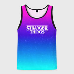 Мужская майка 3D Stranger Things gradient colors