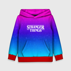 Детская толстовка 3D Stranger Things gradient colors