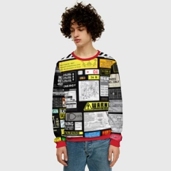 Мужской свитшот 3D Инженерные знаки - фото 2