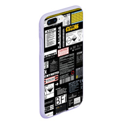 Чехол для iPhone 7Plus/8 Plus матовый Инженерные шильдики - фото 2