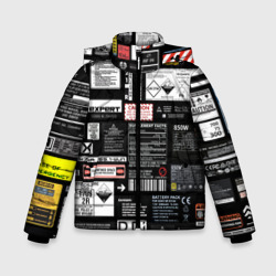 Зимняя куртка для мальчиков 3D Инженерные шильдики