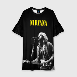 Детское платье 3D Группа Nirvana Курт Кобейн 