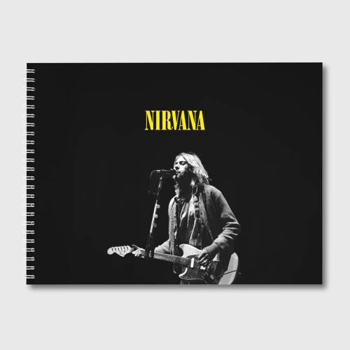 Альбом для рисования Группа Nirvana Курт Кобейн 