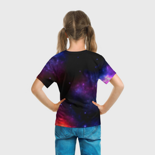 Детская футболка 3D Citroen space, цвет 3D печать - фото 6