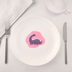 Набор: тарелка + кружка Нежный дракон - фото 2