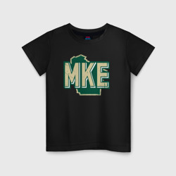Детская футболка хлопок Mke Bucks