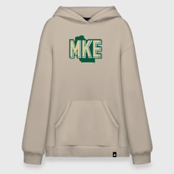 Худи SuperOversize хлопок Mke Bucks