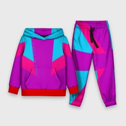 Детский костюм с толстовкой 3D Always in sports сиреньевый
