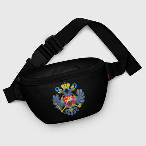 Поясная сумка 3D с принтом Имперская символика России, фото #5