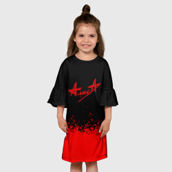 Детское платье 3D Алиса краски рок - фото 2