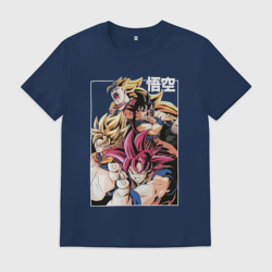 Мужская футболка хлопок Dragon ball anime