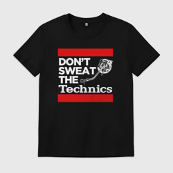 Мужская футболка хлопок Dont sweat the Technics