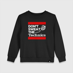 Детский свитшот хлопок Dont sweat the Technics