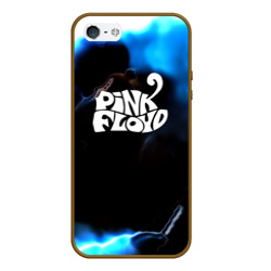 Чехол для iPhone 5/5S матовый Pink floyd абстракт бенд