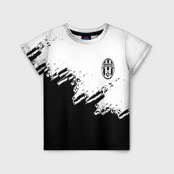 Детская футболка 3D Juventus black sport texture