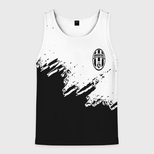 Мужская майка 3D Juventus black sport texture, цвет 3D печать