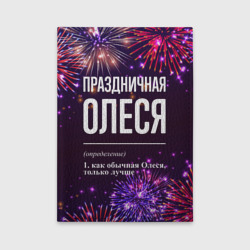 Обложка для автодокументов Праздничная Олеся: фейерверк