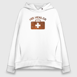 Женское худи Oversize хлопок His healer