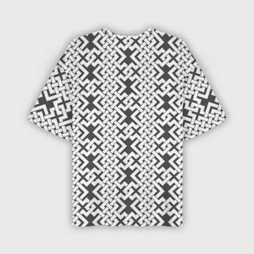 Мужская футболка oversize 3D Кельтский орнамент, цвет 3D печать - фото 2