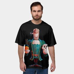 Мужская футболка oversize 3D Остров сокровищ - Ливси  - фото 2