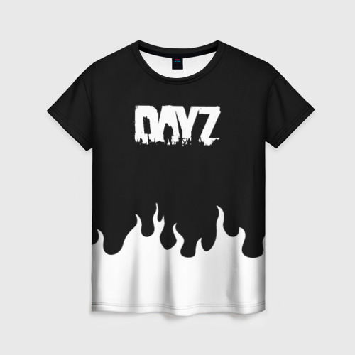 Женская футболка 3D Dayz огонь апокалипсис, цвет 3D печать