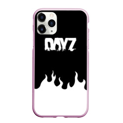 Чехол для iPhone 11 Pro Max матовый Dayz огонь апокалипсис