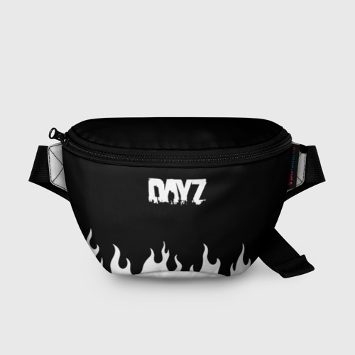 Поясная сумка 3D с принтом Dayz огонь апокалипсис, вид спереди #2