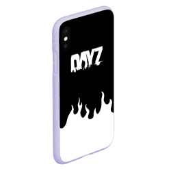 Чехол для iPhone XS Max матовый Dayz огонь апокалипсис - фото 2