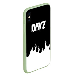 Чехол для iPhone XS Max матовый Dayz огонь апокалипсис - фото 2