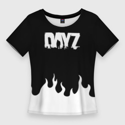 Женская футболка 3D Slim Dayz огонь апокалипсис