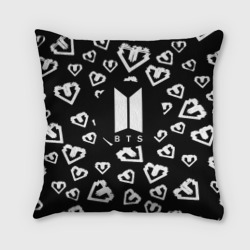 Подушка 3D BTS band black kpop