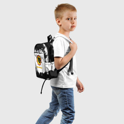 Детский рюкзак 3D Serious Sam game краски чернобелые - фото 2