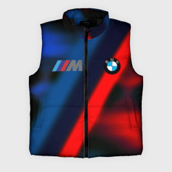 Мужской жилет утепленный 3D BMW sport абстракция 