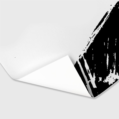 Бумага для упаковки 3D Half life black color  - фото 3