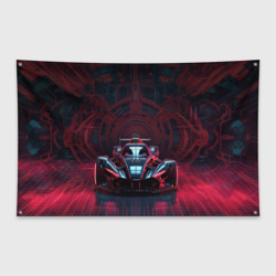 Флаг-баннер Футуристичное авто F1
