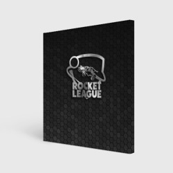 Холст квадратный Rocket League - metal logo
